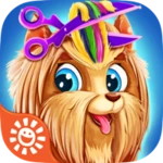 fluffy salon android application logo